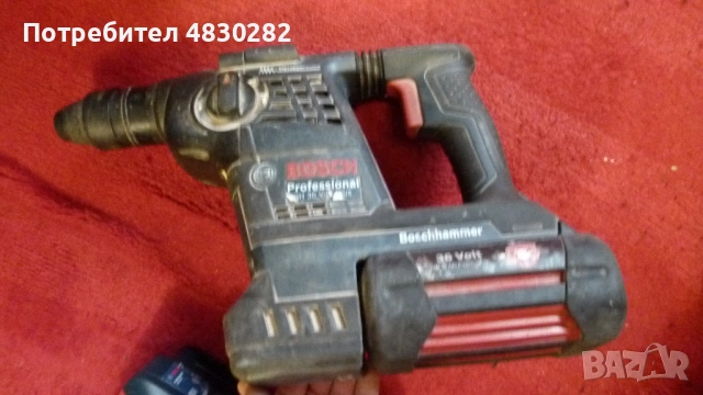 Акумулаторен перфоратор Bosch GBH 36 VF-LI Plus Professional / 36 V, снимка 8 - Перфоратори - 54624597