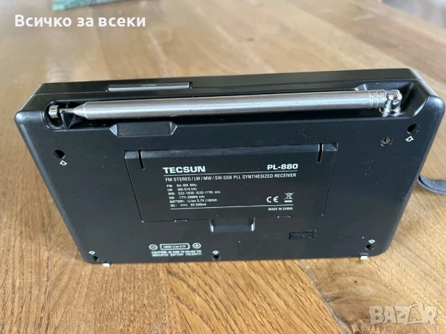 Tecsun pl880 перфектно , снимка 3 - Радиокасетофони, транзистори - 54047885