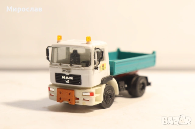 HERPA H0 1/87 MAN САМОСВАЛ КАМИОН МОДЕЛ, снимка 2 - Колекции - 54350720