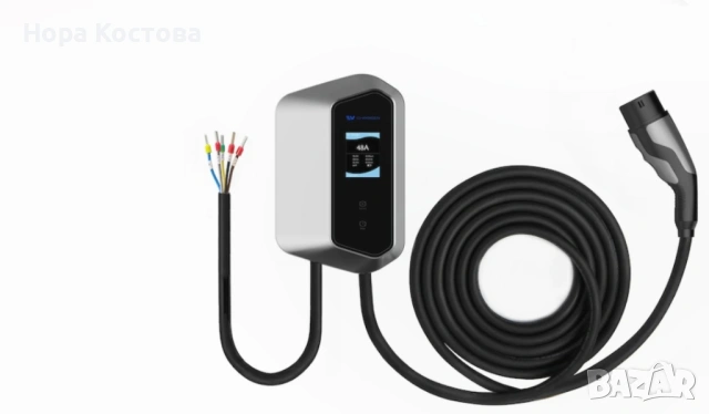 Зарядна станция AUXUS VCS-Z21-11S, 11kW, Тип 2, 7m кабел