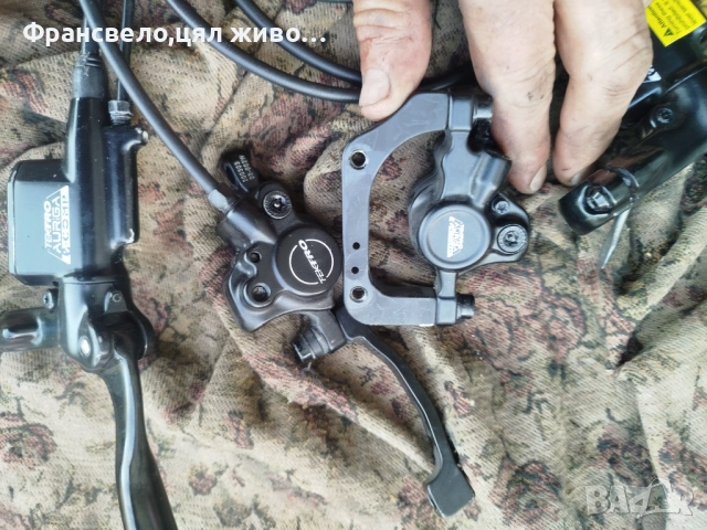 Хидравлични спирачки за електрически велосипед колело цена за чифт , снимка 4 - Части за велосипеди - 54232899