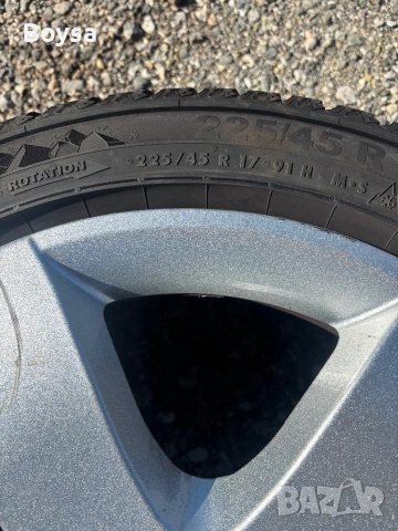 Гуми с джанти 17 за Mercedes, снимка 3 - Гуми и джанти - 54151614