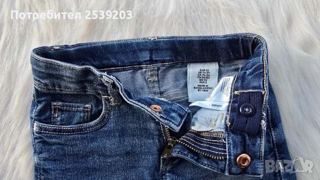 Детска дънкова пола H&M 18-24 месеца , снимка 3 - Бебешки рокли - 54832587