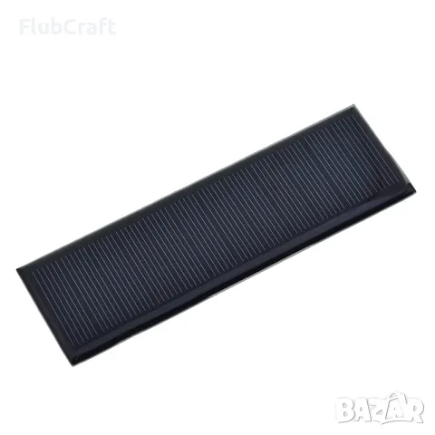 Поликристален Соларен Панел 6V 100mA 0.6W 120*38MM