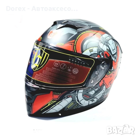 Каска за мотор, скутер LVS HF-702DV - размери М/L