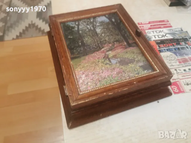 КРАСИВА ДЪРВЕНА КУТИЯ ОТ ФРАНЦИЯ 0908261604L4, снимка 9 - Антикварни и старинни предмети - 55604726