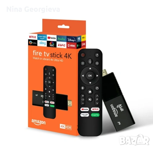 Fire TV Stick 4K - Превърнете телевизора си в смарт устройство