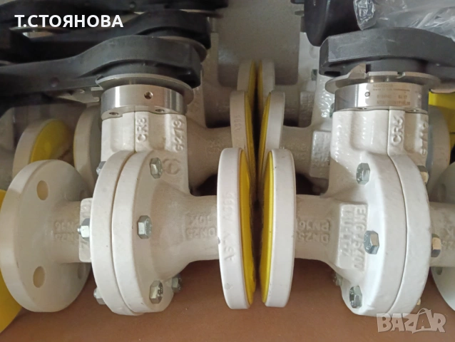 Сферичен кран тефлон /пълен проход/