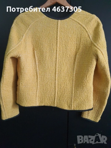 марково жълто офшциално сако, снимка 2 - Сака - 54061059