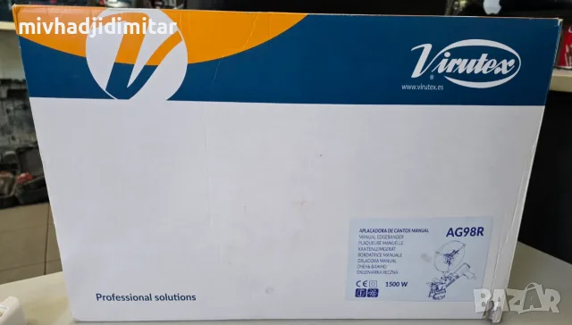 ***ТОП ЦЕНА/КАТО НОВА***Кантираща машина VIRUTEX AG98R, снимка 2 - Други инструменти - 55359267