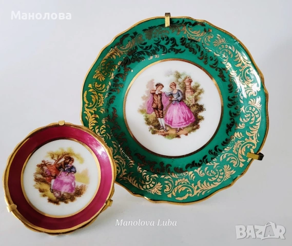 Порцелан Limoges, снимка 8 - Други ценни предмети - 55255679