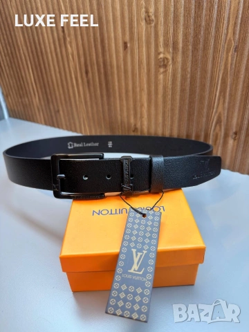 Естествена Кожа 🔥Lacoste 🔥 Louis VUITTON 🔥Boss🔥, снимка 5 - Колани - 54393439