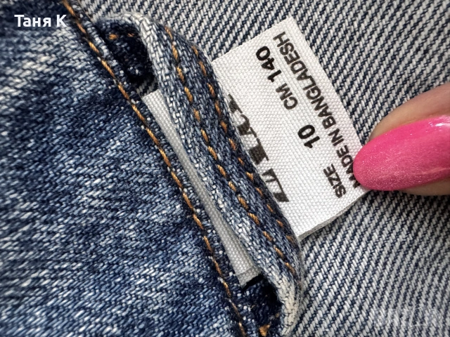 Детско дънково яке за момче на zara размер 140, снимка 3 - Детски якета и елеци - 55161519