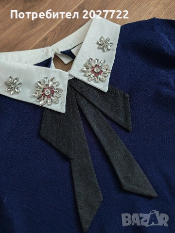 Блуза с дълъг ръкав с орнаменти, снимка 2 - Блузи с дълъг ръкав и пуловери - 54347067