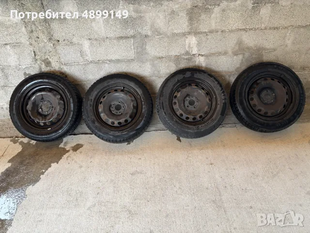 Зимни гуми с джанти 185/65/R15, снимка 3 - Гуми и джанти - 55430824