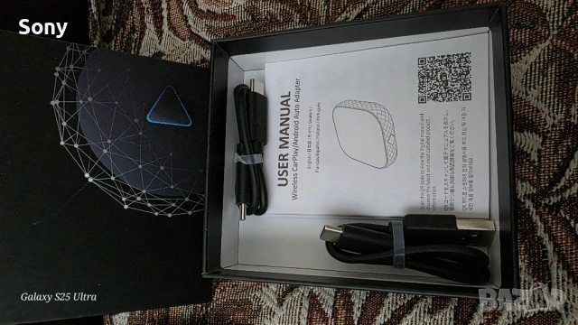 Wireless Adapter usb Android auto, Carplay , снимка 4 - Аксесоари и консумативи - 54702436