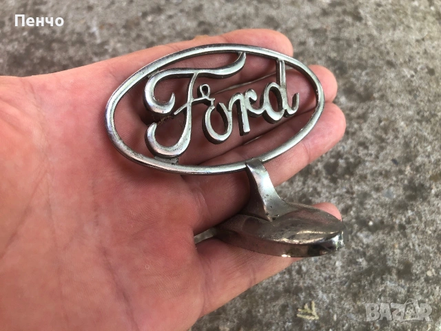 стара авто емблема за "FORD" - ретро, снимка 6 - Антикварни и старинни предмети - 46863142