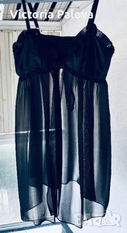 Луксозна къса копринена нощница LELO Sussurra Babydoll – размер S, снимка 7 - Нощници - 54577236