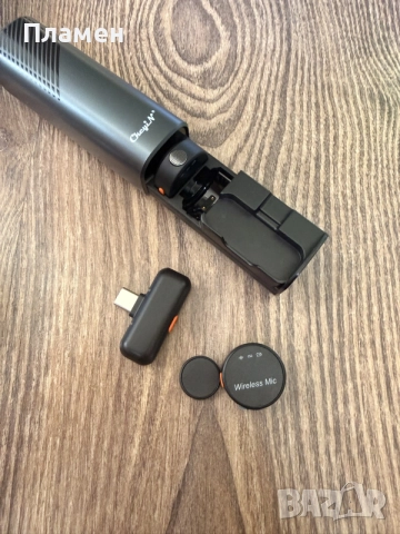 Безжичен микрофон S53 Wireless Lavalier безжичен реверен (лавалиерен) микрофон , снимка 14 - Микрофони - 55669938