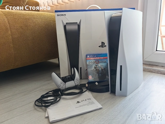 Продавам Playstation 5 Standard Disk Edit + бонус 1бр. игра