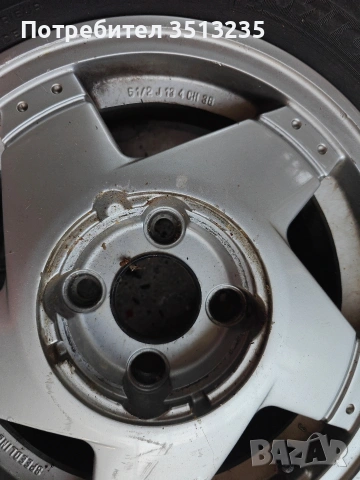 Алуминиеви джанти Speedline 13" 4х98 с гуми Michelin - 4бр., снимка 2 - Гуми и джанти - 54782624