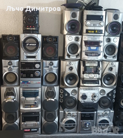 Аудио системи SONY - PANASONIC - AIWA- PHILIPS -JVC - SHARP - TECHNICS , снимка 2 - Аудиосистеми - 51622720