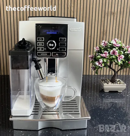 Delonghi ECAM 25.462.S - Перфектно състояние с1 година гаранция!, снимка 6 - Кафемашини - 55415363