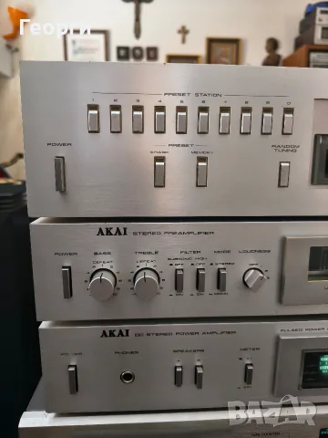 Предусилвател,Стъпало и Тунер Akai PR-A04,PR-W04,AT-S55, снимка 3 - Аудиосистеми - 55603324