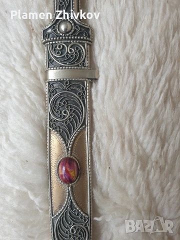 кавказка кама с филигран, снимка 4 - Антикварни и старинни предмети - 54015486