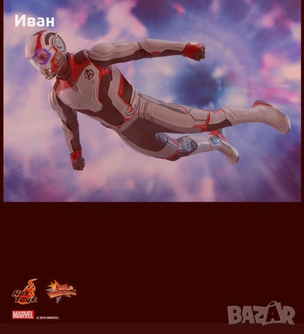 Хот Тойс / Hot Toys Tony Stark Team Suit MMS537, снимка 3 - Колекции - 55252876
