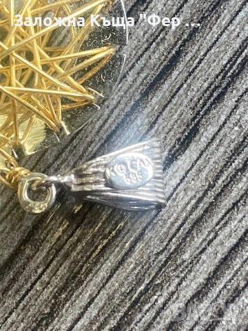 Златна Висулка Сърце, снимка 6 - Колиета, медальони, синджири - 54375056