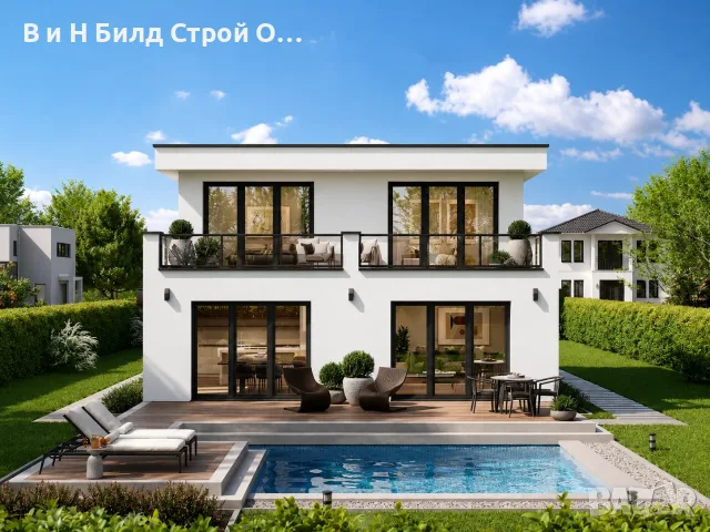 Сглобяема къща 190 м² – луксозен двуетажен модел 5+1