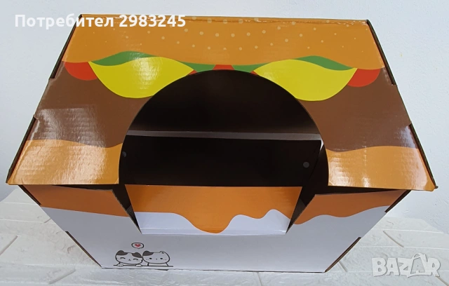 Картонена къщичка за малки котенца, снимка 3 - За котки - 54235473