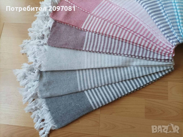 Пещемали тънки памучни кърпи за плаж, снимка 6 - Хавлиени кърпи - 54413613