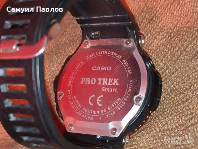 смарт часовник Casio pro trek WSD-F30, снимка 8 - Мъжки - 54899136