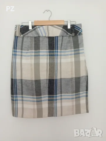 Ленена пола Zara, снимка 2 - Поли - 55671027