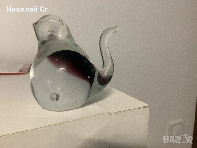 Преспапие кристал отличен състояние производство Германия ръчен изработка, снимка 2 - Декорация за дома - 54012893