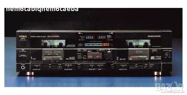 Aiwa AD WX 909 - топ двукасетъчен дек, триглав