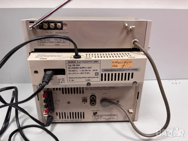 Легенда! Siemens Hifi-Portable RS 806, снимка 9 - Радиокасетофони, транзистори - 55340188