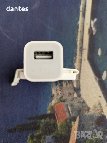 USB захранващ адаптер Apple модел A1265 за пътуване за САЩ
