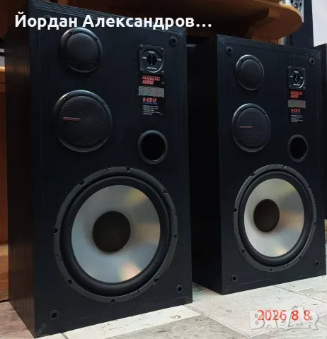 Трилентови тонколони Acoustic 12 инча бас , снимка 3 - Тонколони - 54659159