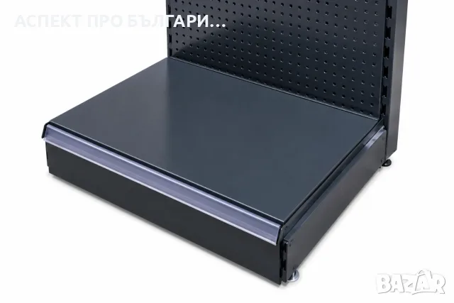 Крайстенен стелаж с перфо гръб 40х195,L70,B40/0, снимка 4 - Стелажи и щандове - 55655544