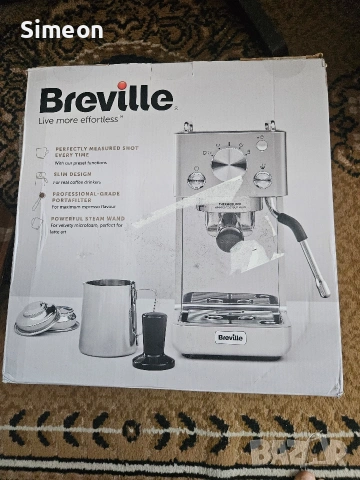 Еспресо машина Barista Slimline Breville VCF185X, снимка 4 - Кафемашини - 54443498