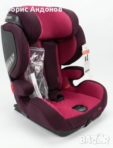 НОВО детско столче RECARO Tian SEATFIX - Power Berry, снимка 3 - Столчета за кола и колело - 48373933