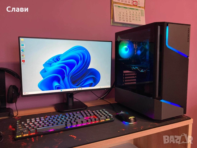 Геймърски компютър Intel core I5, NVIDIA GTX 660, SSD, Windows 11, снимка 2 - Геймърски - 53301158