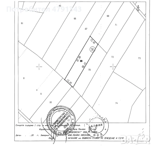 Спешно продавам имот, нива, преди регулация, до София!