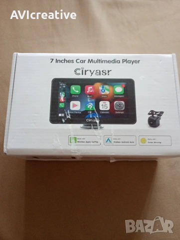 7 INCH Wireless ANDROID AUTO/APLE CARPLAY, снимка 3 - Аксесоари и консумативи - 55153017
