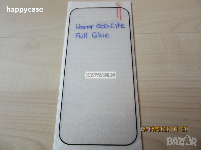 Honor 600 Pro / 600 / 600 Lite / 5D Full Glue Стъклен протектор с цяло лепило, снимка 7 - Фолия, протектори - 54570432