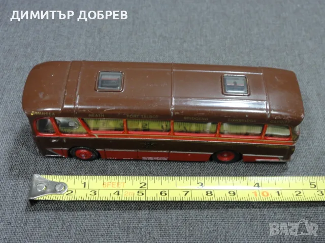 1/76 СТАРА РЕТРО МЕТАЛНА КОЛИЧКА АВТОБУС HARRINGTON CAVALIER COACH, снимка 7 - Колекции - 55423715