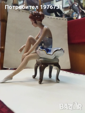 Балерина порцеланова статуетка , снимка 3 - Статуетки - 54003964